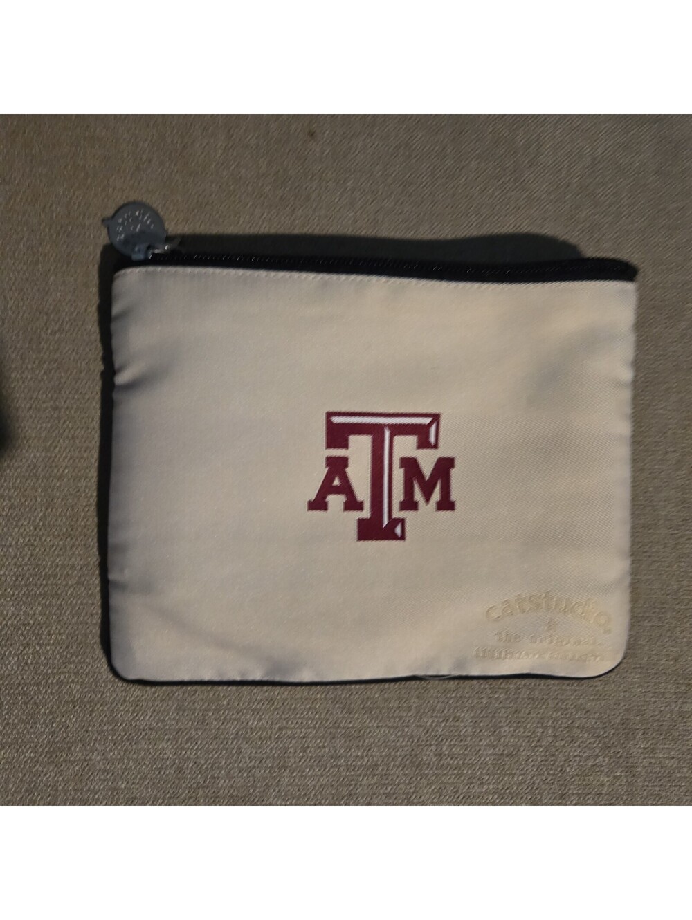 Texas A&M University Zip Pouch Bag Catstudio Collegiate Collection 7” x 5.5” - Picture 2 of 4